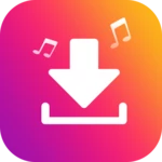 music downloader mp3 download android application logo